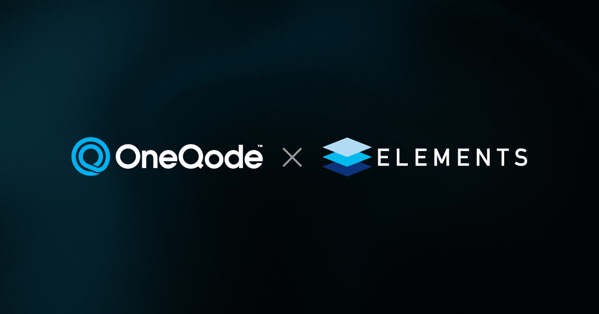 OneQode & Elements partnership